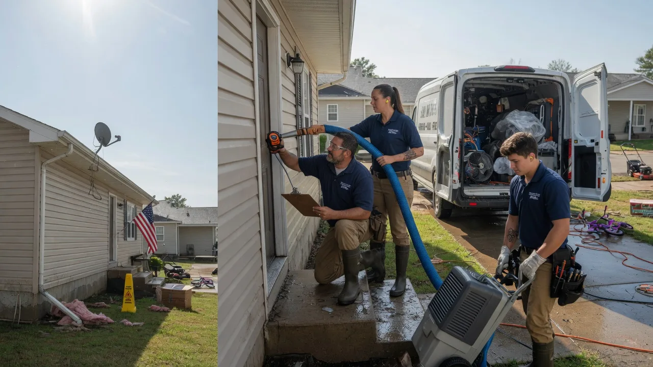 Ceiling Water Damage Restoration in Chatsworth, IL near me